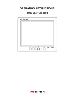 TRIVIEW TLM-0801 Operating Instructions Manual preview