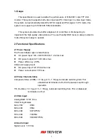 Preview for 5 page of TRIVIEW TLM-0801 Operating Instructions Manual