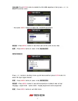 Preview for 17 page of TRIVIEW TLM-0801 Operating Instructions Manual