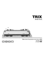 Предварительный просмотр 1 страницы Trix 11144 Manual