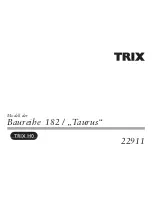 Предварительный просмотр 1 страницы Trix 182 Taurus Series Manual