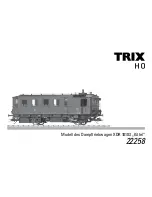 Предварительный просмотр 1 страницы Trix 22258 Manual