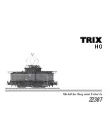 Предварительный просмотр 1 страницы Trix 22387 Manual