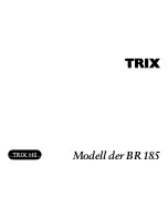 Trix BR 185 Manual preview