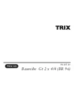 Trix BR 96 Manual предпросмотр