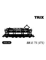 Предварительный просмотр 1 страницы Trix BR E 75 (175) Manual