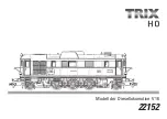 Preview for 1 page of Trix Diesellokomotive V 16 22152 Manual