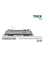 Предварительный просмотр 1 страницы Trix Elektrolok Baureihe TRAXX 2 E 186 22165 Manual