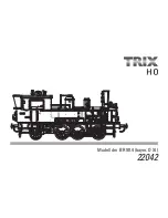 Trix H0 BR 98.4 Manual предпросмотр