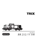 Trix minitrix BR 212 Manual preview