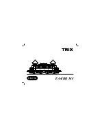 Preview for 1 page of Trix minitrix e 44/br 144 Manual