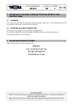 Preview for 22 page of Trixell Pixium 4600 Installation, Service And User Manual