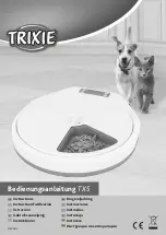 Предварительный просмотр 1 страницы Trixie TX5 Instructions Manual