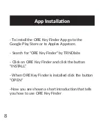 Предварительный просмотр 8 страницы TRNDlabs ORE Key Finder User Manual