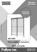 Preview for 1 page of Troax 89110001 Installation Instructions Manual