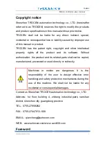 Preview for 2 page of Trocen TC-6832 Operation Manual