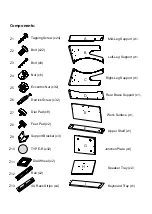 Preview for 3 page of TROJAN PRO PRIAM STUDIO WORKSTATION Assembly Instructions Manual