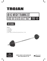 Preview for 1 page of Trojan 40 KG WEIGHT TRAINING SET User Manual