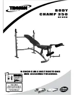 Preview for 1 page of Trojan BODY CHAMP 350 Care Instructions And Assembly Manual