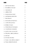 Preview for 2 page of Trojan CARDIO 450 Care Instructions And Assembly Manual