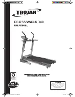 Trojan CROSS WALK 340 Care Instructions And Assembly Manual preview