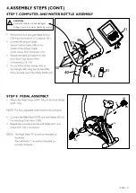 Preview for 11 page of Trojan DNETIK CONCEPT 510 Care Instructions And Assembly Manual