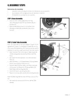 Preview for 7 page of Trojan ELLIPTI-CYCLE 210 Assembly, Care And Instructions Manual