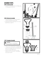 Preview for 9 page of Trojan ELLIPTI-CYCLE 210 Assembly, Care And Instructions Manual