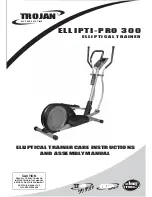 Trojan ELLIPTI-PRO 300 Care Instructions And Assembly Manual preview