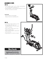 Preview for 8 page of Trojan ELLIPTI-PRO 300 Care Instructions And Assembly Manual