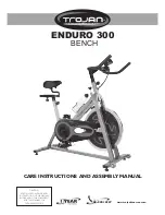 Предварительный просмотр 1 страницы Trojan ENDURO 300 Care Instructions And Assembly Manual