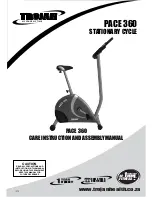 Preview for 1 page of Trojan PACE 360 Care Instructions And Assembly Manual