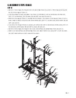 Preview for 7 page of Trojan POWER CAGE 400 Care Instructions And Assembly Manual