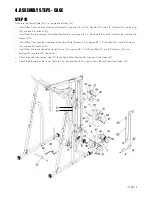 Предварительный просмотр 15 страницы Trojan POWER RACK 400 Assembly And Instruction Manual