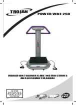 Preview for 1 page of Trojan POWER VIBE 250 Care Instructions And Assembly Manual