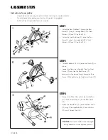 Preview for 8 page of Trojan RECUMBENT 300 Care Instructions And Assembly Manual