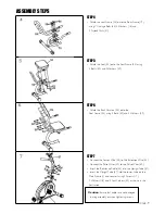 Preview for 9 page of Trojan RECUMBENT 300 Care Instructions And Assembly Manual