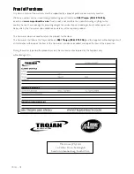 Preview for 18 page of Trojan RESPONSE 100 Care Instructions And Assembly Manual