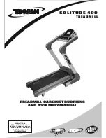 Trojan SOLITUDE 400 Care Instructions And Assembly Manual preview