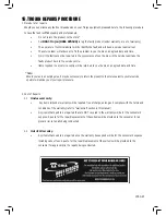 Preview for 23 page of Trojan SPIRIT 200 Care Instructions And Assembly Manual