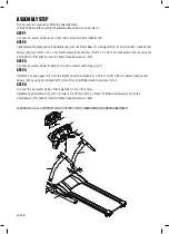 Preview for 8 page of Trojan STAMINA 300 Care Instructions And Assembly Manual