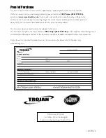 Preview for 23 page of Trojan STAMINA 310 Care And Instructions And Assembly Manual