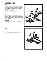 Preview for 6 page of Trojan SUMMIT 300 Care Instructions And Assembly Manual