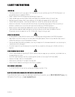 Preview for 4 page of Trojan VISION 350 Assembly And Instruction Manual