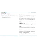 Preview for 12 page of Trolex Sentro 1 User Manual