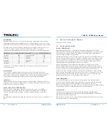 Preview for 13 page of Trolex Sentro 1 User Manual