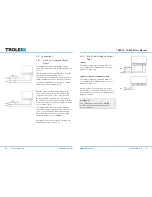 Preview for 14 page of Trolex Sentro 1 User Manual