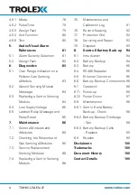 Preview for 4 page of Trolex Sentro 8 User Manual