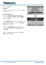 Preview for 68 page of Trolex Sentro 8 User Manual