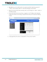 Предварительный просмотр 12 страницы Trolex TX2124 User Manual